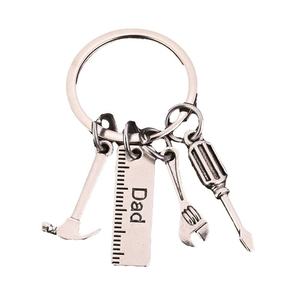 Porte-clés <span class=keywords><strong>marteau</strong></span> tournevis clé à molette en alliage de zinc DIY européen et américain KY 110 OEM pour cadeau de la Fête des Pères - Product Image 5