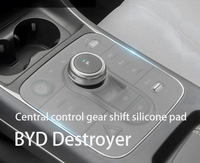 BYD Destroyer Mittelkonsole Schalthebelmatte Staubdichte Stoßfeste Silikonunterlage Rutschfeste Auto-Innenausstattung