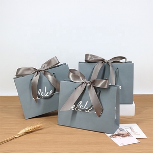 Роскошная сумка для вторичной переработки небольшого размера Подарочная сумка на заказ напечатанная бумажная сумка с веревочной ручкой для ювелирного магазина - Product Image 1