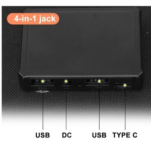 แผงโซลาร์เซลล์แบบพับได้ 100W โมโนคริสตัลไลน์ ชาร์จเร็ว พลังงานแสงอาทิตย์สำหรับใช้งานกลางแจ้ง สำหรับตั้งแคมป์ เดินป่า ใช้กับระบบออฟกริด - Product Image 6