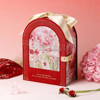 Nouvelle boîte cadeau créative en kraft recyclable avec doublure en mousse pour rouge à lèvres, parfum, bijoux de mariage, cosmétiques, bougies, perruques, emballage