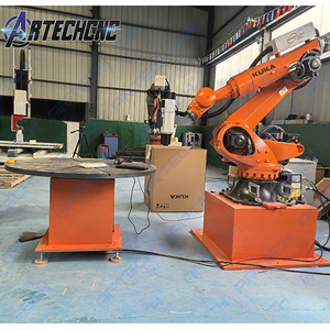 ذراع روبوت كوكا لنحت التماثيل والتشكيل مع طاولة دوارة ومسار خطي - Product Image 3