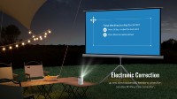 Cadeau d'entreprise promotionnel, mini projecteur LED 4K rechargeable avec Wifi et BT, projecteur vidéo de qualité supérieure, Android portable