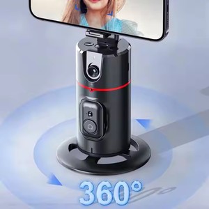 Supporto per telefono con tracciamento automatico a 360 gradi di rotazione del corpo con supporto per treppiede di tracciamento per riprese in diretta Streaming - Product Image 2