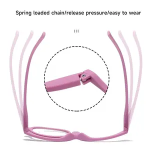 Magnifying <b>Glasses</b> Rotating Makeup <b>Reading</b> <b>Glasses</b> Anti Blue Light Make-up Presbyopic Eyeglasses Diopter +1.0 +<b>1.5</b> +2.0 to +4.0 - Product Image 5