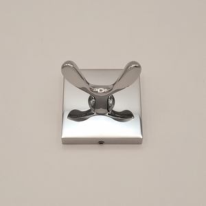 ตะขอแขวนเสื้อคลุมทนทานสไตล์โมเดิร์นเรียบง่ายทำจากโครเมี่ยมอัลลอยสังกะสีทนทานสำหรับใส่เสื้อผ้าในบ้านทันสมัย - Product Image 3