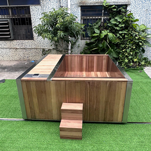Nouvel Arrivage Bain de Glace Plongeant Froid en Bois au Design Moderne de Luxe pour 4-6 Personnes Refroidisseur Extérieur en Acier Inoxydable 304 1.5HP - Product Image 2