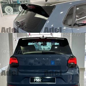 สปอยเลอร์ดีไซน์สุดฮอตสำหรับรถยนต์ VW Volkswagen POLO 6R ปี 2011 ถึง 2017 ผลิตจากวัสดุ ABS คุณภาพสูง ลายคาร์บอนไฟเบอร์สีดำ สำหรับทำสี DIY - Product Image 4