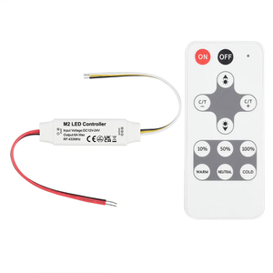 M2 <span class=keywords><strong>Mini</strong></span> RF Dual White LED Dimmer 433MHz Control remoto Garantía de calidad DC 12V-24V para iluminación inteligente del hogar/pasillo - Product Image 6