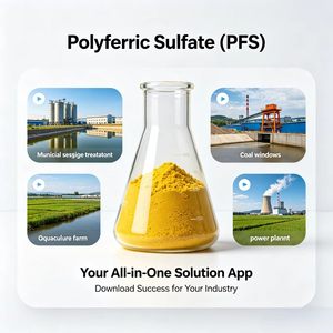 Sulfato Ferroso Polimérico para Clarificación de Aguas Residuales de Minería, Número CAS 1327-41-9 - Product Image 1