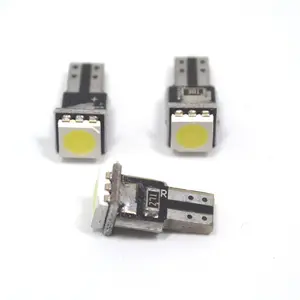 FSYLX T5 5050 1SMD клиновидная приборная панель, Белый СВЕТОДИОД Canbus, Автомобильный свет, внутренняя панель приборной панели, лампы, боковые лампы для автомобиля, DC 12 В