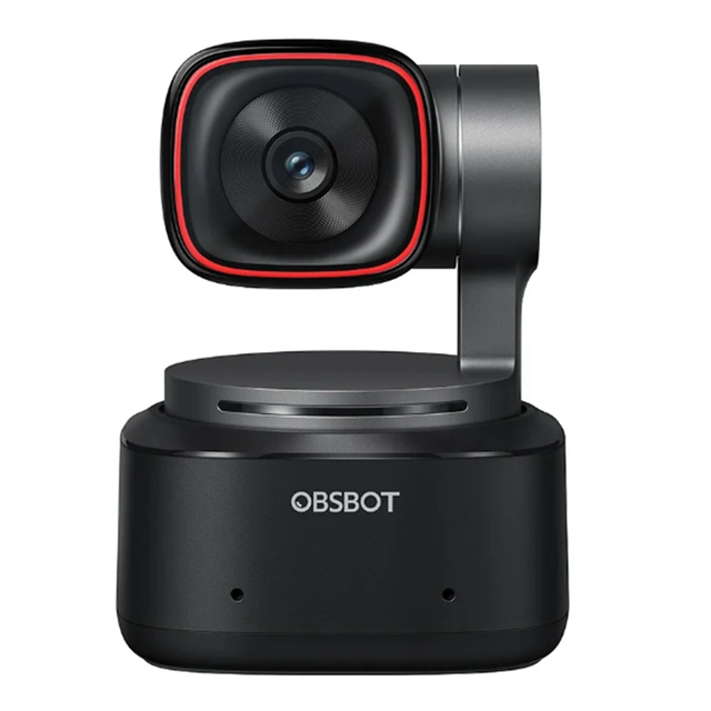 OBSBOT Tiny 2 Lite 4K USB Webcam for PC AI Tracking PTZ 1/1.5" Sensor Gesture Control 60 FPS HDR Microphone 1/1.5" CMOS