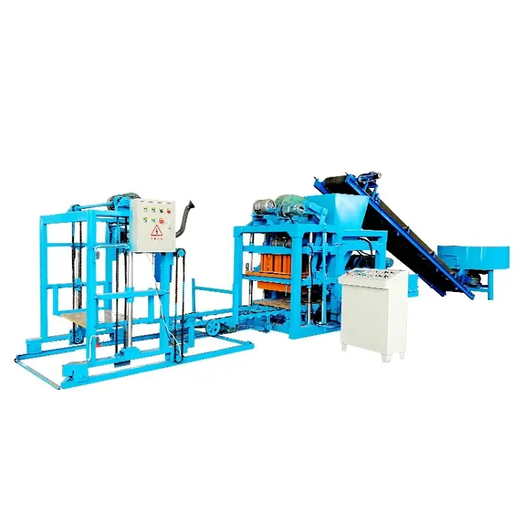 QT4-25D Chinese Small Eps Automatic Concrete Block Making Moulding Machine Price From China