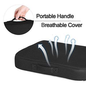 Chỉnh Hình Xương Sống Memory <span class=keywords><strong>Foam</strong></span> Seat Gối Giá Rẻ Vuông Ngồi Nêm Đệm Với Carry Xử Lý Và Chống Trượt Dưới - Product Image 5