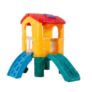 Combinaison de toboggan et de balançoire en plastique robuste pour l'éducation de la maternelle, pour une utilisation en jardin et résidentielle - Product Image 6