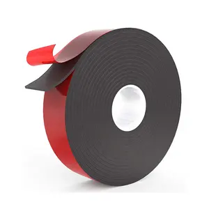 Double Side PE Foam Tape Waterproof Strong Adhesive Red Film Foam Tape