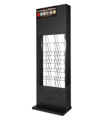 Support d'affichage en métal robuste pour carrelage/support de vente au détail en quartz/étagère de supermarché pour salles d'exposition