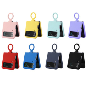 <span class=keywords><strong>Coque</strong></span> de téléphone en <span class=keywords><strong>silicone</strong></span> liquide antichoc de haute qualité pour Samsung <span class=keywords><strong>Z</strong></span> <span class=keywords><strong>Flip</strong></span> 3 <span class=keywords><strong>4</strong></span> 5 6 avec support anneau au design mignon et tendance - Product Image 2