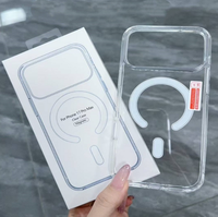 Étui de téléphone magnétique transparent en PC et TPU de haute qualité GSCASE pour iPhone 18 17 Plus 16 Pro 16 Pro Max et Samsung A55