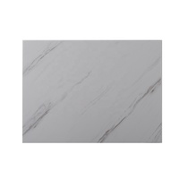 Nouvelle feuille de marbre en PVC innovante avec revêtement UV Panneau mural étanche pour la décoration Découpe personnalisée traitée