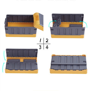 Hoge Kwaliteit Kleine Maat Large Volume Vouwen Plastic Auto <span class=keywords><strong>Organizer</strong></span> Voor Opslag Opvouwbare - Product Image 2