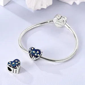 MULA Charm-Perle pendentif crabe doré soleil en argent 925 pour la fabrication de bracelets originaux pour enfants avec pierre de zircon - Product Image 2