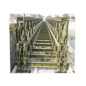 Galvanisierte wettbewerbsfähige Stahlkonstruktion Bailey-Strahmen tragbare Stahlbrücke