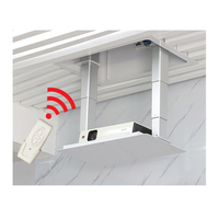 Nuevo Soporte de Techo Motorizado Retráctil de Doble Columna Oculto y Ajustable en Altura para Cámara y Proyector JGST