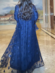 <span class=keywords><strong>Robe</strong></span> Abaya Élégante 2026 Sharut à Manches Évasées en Dentelle pour Femme, Idéale pour Banquets, Fêtes, Ramadan, Aïd, Dubaï, Turquie – Respirante - Product Image 5