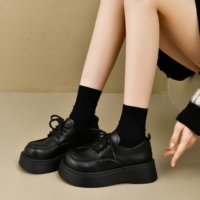 Chaussures décontractées, fabricants de chaussures en gros, chaussures rehaussantes, chaussures à semelles épaisses pour femmes, chaussures de style britannique