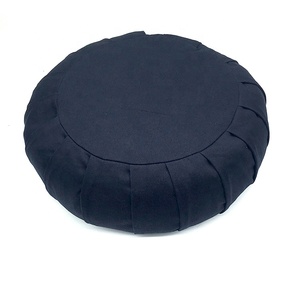 De tamaño natural cáscara de trigo sarraceno de tatami Cojín de meditación marrón - Product Image 4
