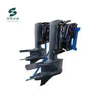 Bateau électrique 10kW Propulseur de moteur hors-bord électrique Unité de propulsion électrique avec hélice de bateau Moteur hors-bord Yacht