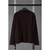 Vente en gros de pull en tricot de cachemire pur pour femmes pull à col roulé pour l'hiver haut en tricot décontracté design d'automne