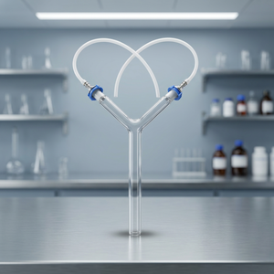 Olfactomètre en Y de laboratoire en verre borosilicaté de 30 mm de diamètre pour la recherche personnalisée sur le comportement des insectes - Product Image 5