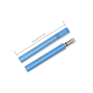 มีดทำความสะอาดไม้กอล์ฟ ใบมีดแบน หัวเหล็ก ด้ามจับผ้า รูปทรงปากกา สำหรับทำความสะอาดร่องไม้กอล์ฟ ใช้สำหรับฝึกซ้อม สีฟ้า - Product Image 2