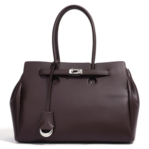 Bolso Tote de Cuero Genuino de Alta Calidad para Mujer, Bolso Bandolera de Lujo para Dama, Nuevo Diseño de Bolso de Mano para Oficina - Product Image 1