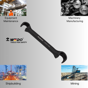 WEDO Black-spray Die-forged WEDO Jumbo 40 CR Handle C <strong>Type</strong> <strong>Wrench</strong> - Product Image 5