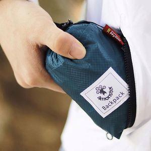 Free sample Lightweight, spacious, and waterproof, this factory-made outdoor <b>foldable</b> backpack features a printed logo. - Product Image 2