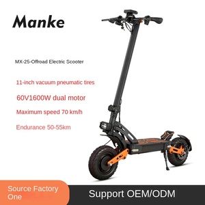 Scooter Eléctrico de Alta Velocidad MX-25 de 11 Pulgadas, 1600W de Potencia Máxima, 60V21AH, Doble Motor, 70km/h - Product Image 4