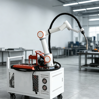 Bras robotisé collaboratif de soudage à 6 axes hautement efficace, équipement complet de soudeuse robotisée pour l'automatisation du soudage en usine