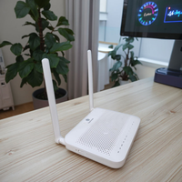 Modem ONU ONT GPON HG6145D2 d'occasion, double bande 2,4 GHz/5 GHz, équipement de fibre optique, 4GE+1TEL+2USB, FTTH, firmware anglais, routeur WIFI