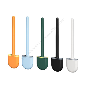 Brosse de nettoyage de toilettes en silicone détachable et portable, vente en gros, offre spéciale - Product Image 6
