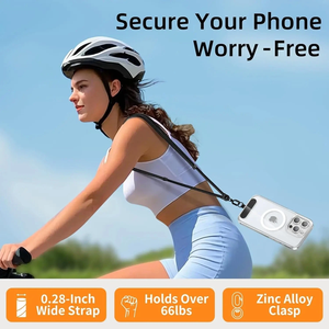 Correa para Teléfono Móvil Ajustable, para Llevar Cruzada o Colgada al Cuello, Cuerda Tejida de Poliéster, Tres en Uno - Product Image 6