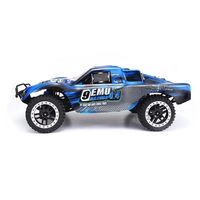 Remo Hobby 1021 Coche RC Eléctrico de Alta Velocidad a Escala 1/10 9EMU 4x4 Todoterreno con Dos Motores, Cepillado, Impermeable, Camioneta de Pista Corta Traxx