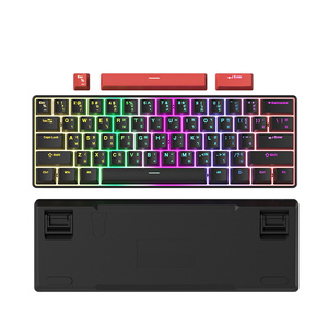 Teclado Mecánico TS61 de 61 Teclas con Retroiluminación RGB, Cable Desmontable, Diseño de Doble Idioma (PT/AR/<span class=keywords><strong>EN</strong></span>), Teclas de Doble Inyección - Product Image 4