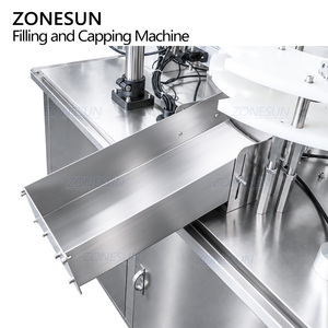 ZONESUN ZS-AFC2 Máquina Automática Monobloque Rotativa para Llenado y Tapado de Botellas de Vidrio y Plástico, para Soluciones para Lentes, Limpiadores y Cosméticos - Product Image 5