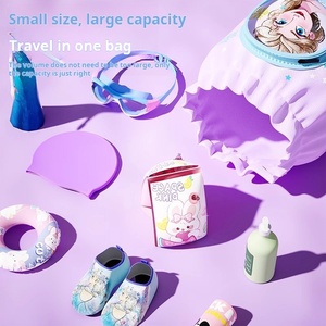 Borsa Impermeabile per Nuoto con Grande Capacità e Scomparti Separati per Asciutto e Bagnato, <span class=keywords><strong>Zaino</strong></span> da Spiaggia per Bambini - Product Image 2