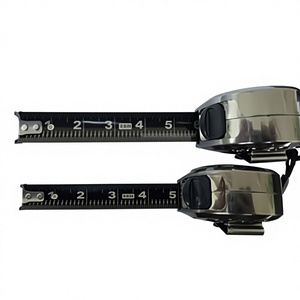 Fita Métrica de Aço Inoxidável Real de 5m 19mm, Direto da Fábrica, Impermeável e à Prova de Ferrugem, Régua Preta, Ferramenta de Medição - Product Image 4
