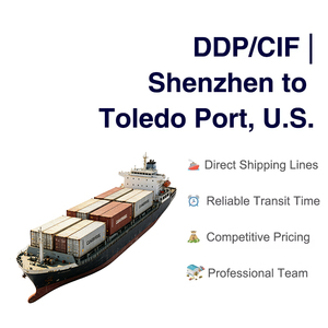 Agente de Carga Marítima Profesional, Envío LCL+Express de China a <span class=keywords><strong>Toledo</strong></span>, EE. UU. a través de Adscargo, 25-35 Días de Tránsito, Términos CIF - Product Image 1