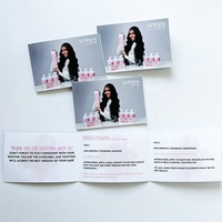 Brochure promotionnelle d'impression recto verso conçue sur mesure dépliant affiche d'entreprise publicitaire dépliants pliés de haute qualité